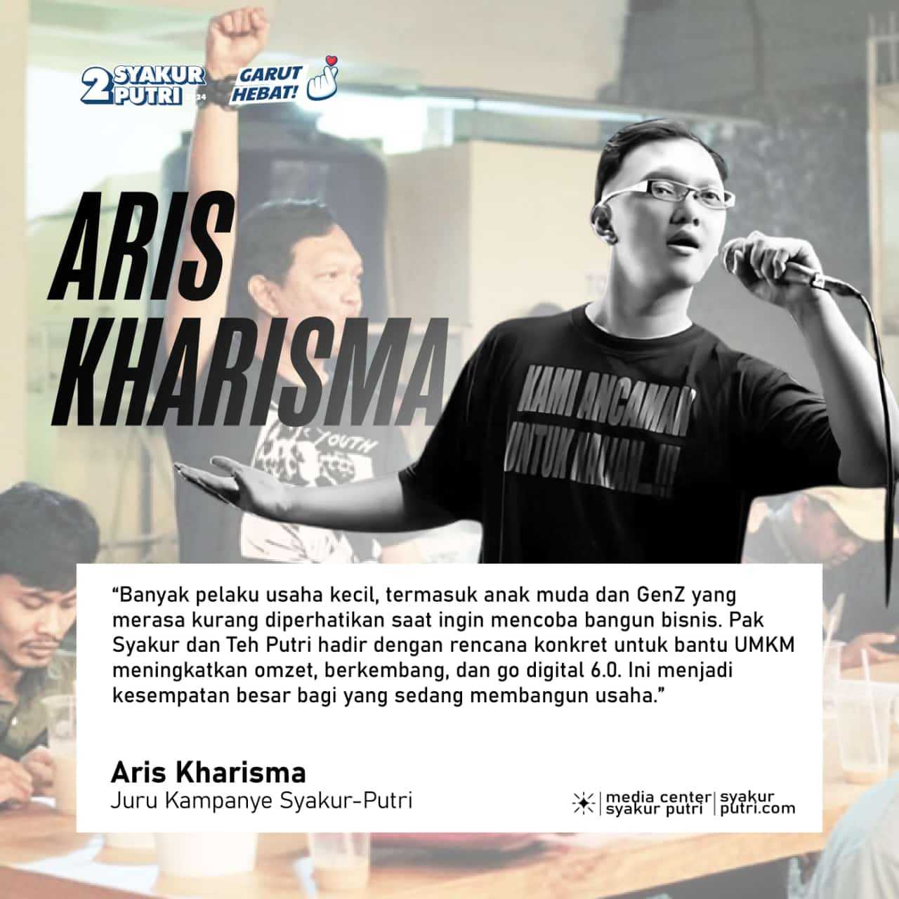Aris Karisma : "Pilihannya Hanya Dua, Status Quo atau Perubahan"